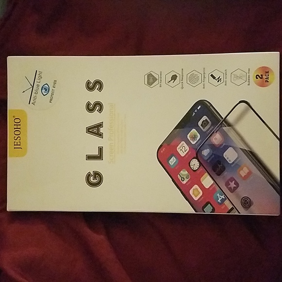 Jesoho Anti-Blue Light Anti-Fingerprint Scratch Resistant Screen Protector (x2) - Picture 2 of 2